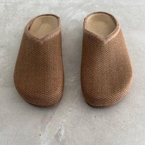 Rothy’s brown clogs